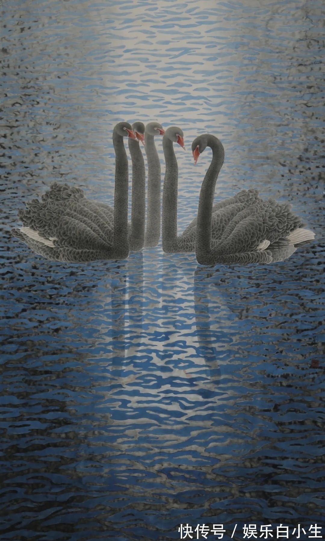 作品#万家共盛世 明月话团圆‖刘齐中国画作品欣赏