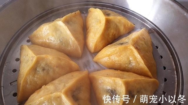 三角包|长假后，我迷上了吃它，每天都要蒸一锅，满满都是馅，好吃防贫血