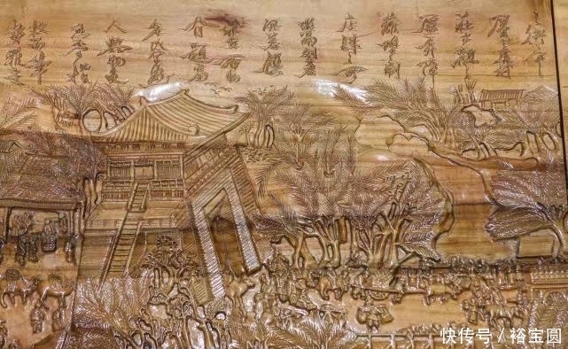 老人|老人用9米木头雕刻清明上河图,网友出价32万不卖!理由很任性!