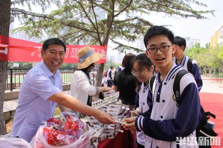 学妹们|各初中花式“打气”祝学生旗开得胜，青岛即将进入中考时间