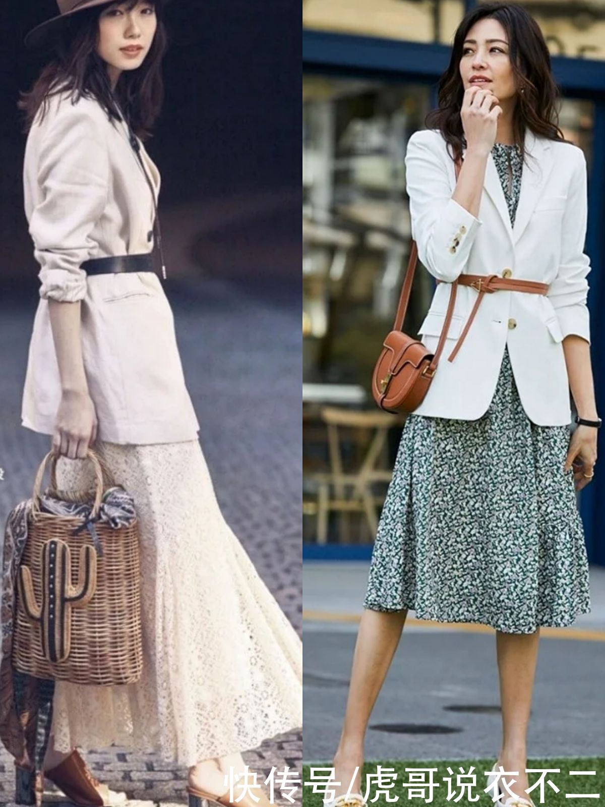 翻倍|50岁女人穿衣关键在配饰，懂得用“腰带”打造高腰线，惊艳感翻倍