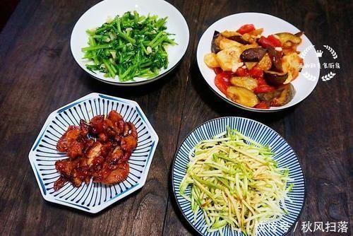 鸡腿肉|晒晒我家的晚餐，有肉有菜，营养丰富，大人孩子身体棒