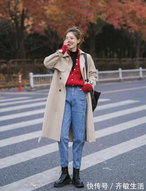 卡其色 过年穿大衣,别只会挑“大红色”!今年这3个流行色,洋气忒显嫩