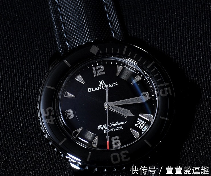 潜水|最神秘的一款宝珀五十噚,黑武士潜水表,神秘感十足