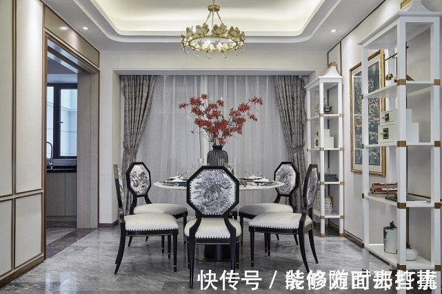 乳胶漆|193平通过形态不一的银杏叶,在空间中营造恬静、悠然环境