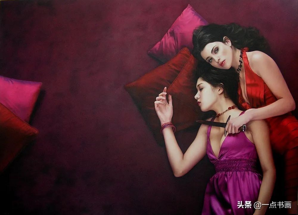 油画#菲利普的人体油画，比照片还真实