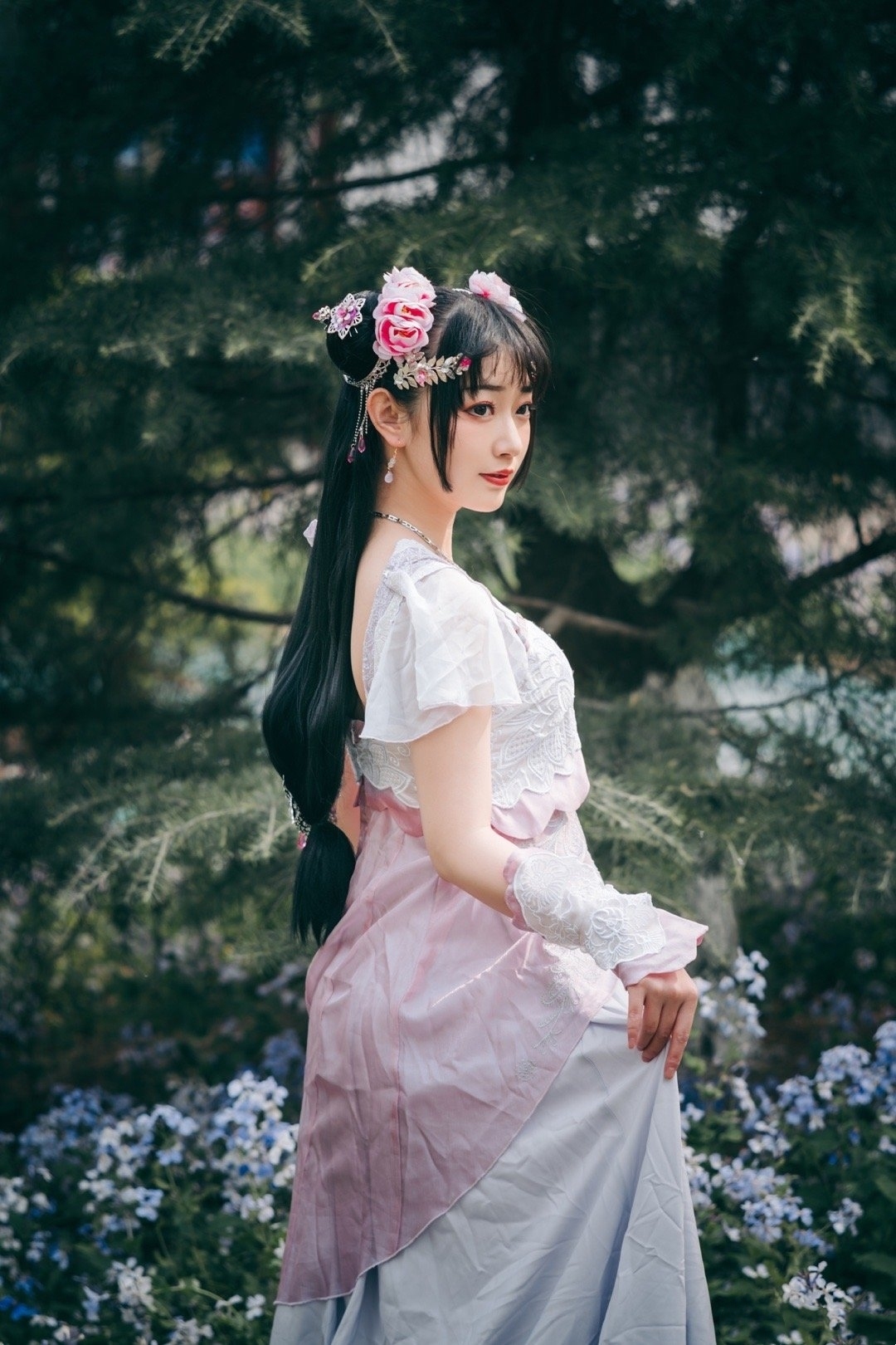 九公主|少年锦衣卫九公主cos,花苞小髻可爱娇俏,两套造型俏皮又温婉