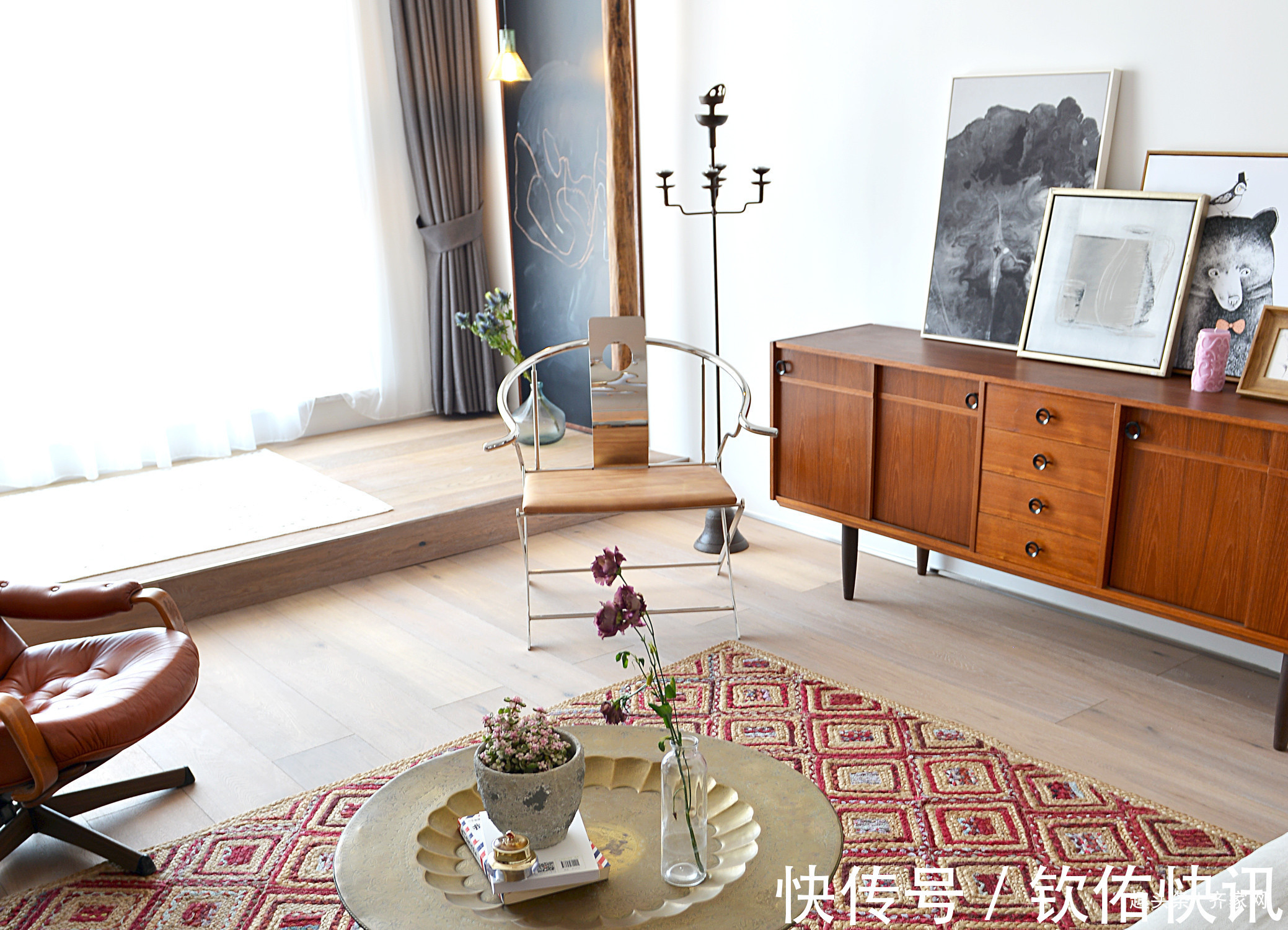 家具|120平北欧风,简约布艺,木质为主的家具,仓古门的个性,自然美