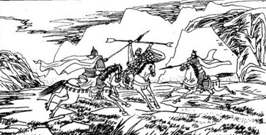 飞钹#此番将暗器厉害,连杀三唐将,薛仁贵没办法,只能窝里横挂免战牌