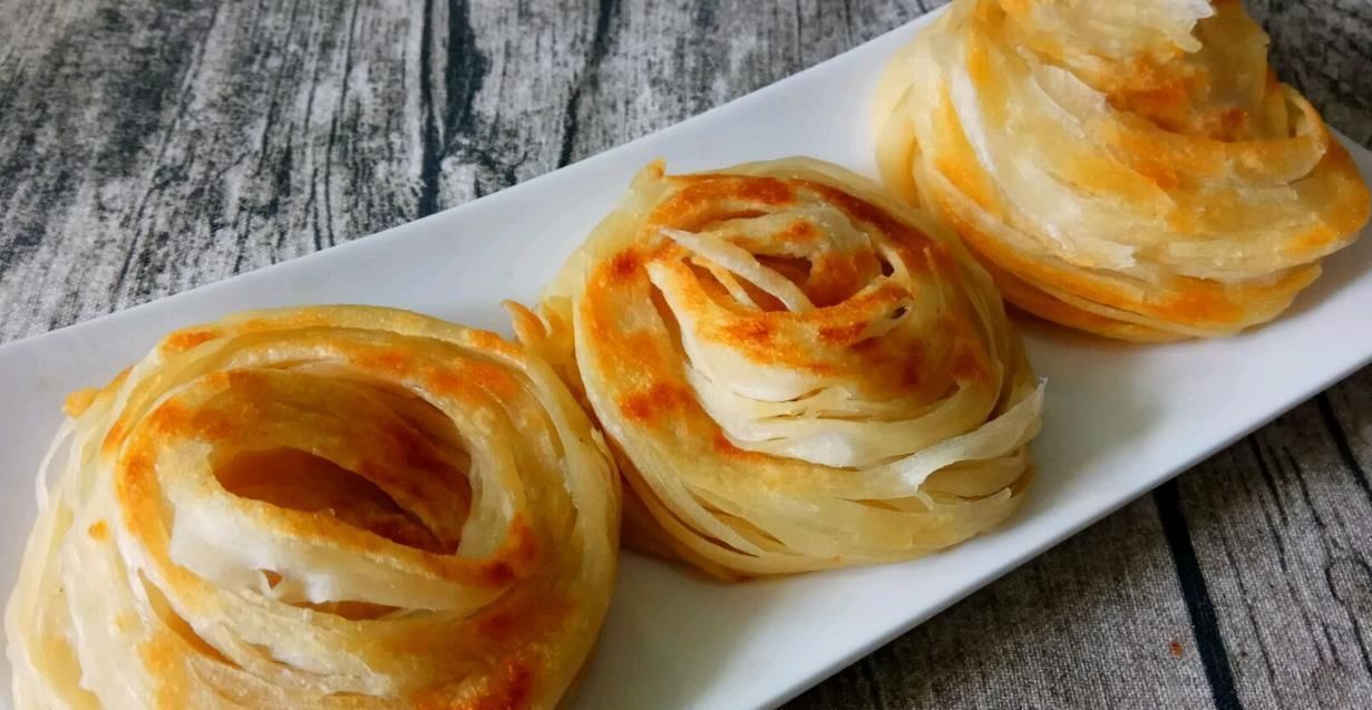 外酥|家庭版盘丝饼的做法,外酥里软,层次分明,丝丝相扣,太香了