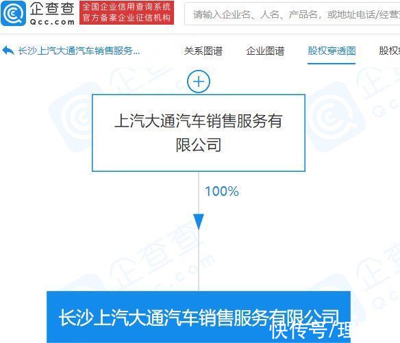 新公司|上汽大通于长沙成立新公司，经营范围含人工智能应用等