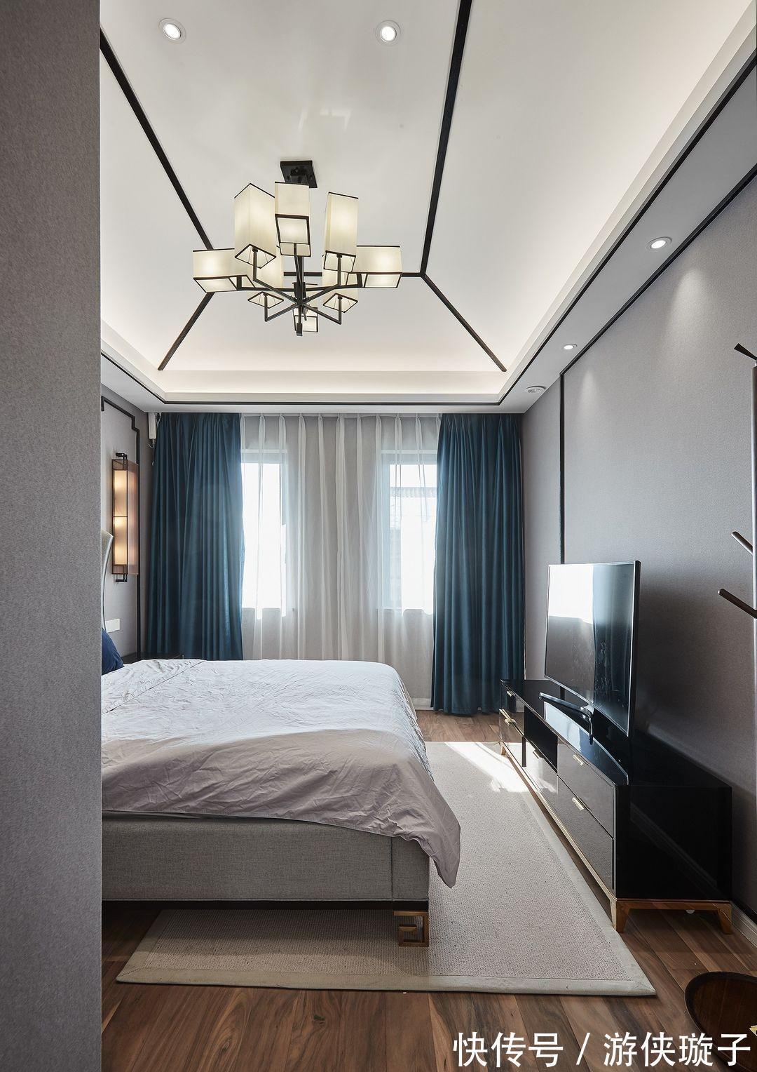 中式|180平方米大复式,绝佳观景体验,融合新中式的文艺与浪漫