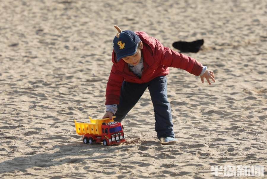 冬日暖阳，沙滩欢歌