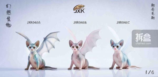 幻想|JXK.STUDIO 幻想生物之无毛猫 斯芬克斯蝠猫 1/6动物模型