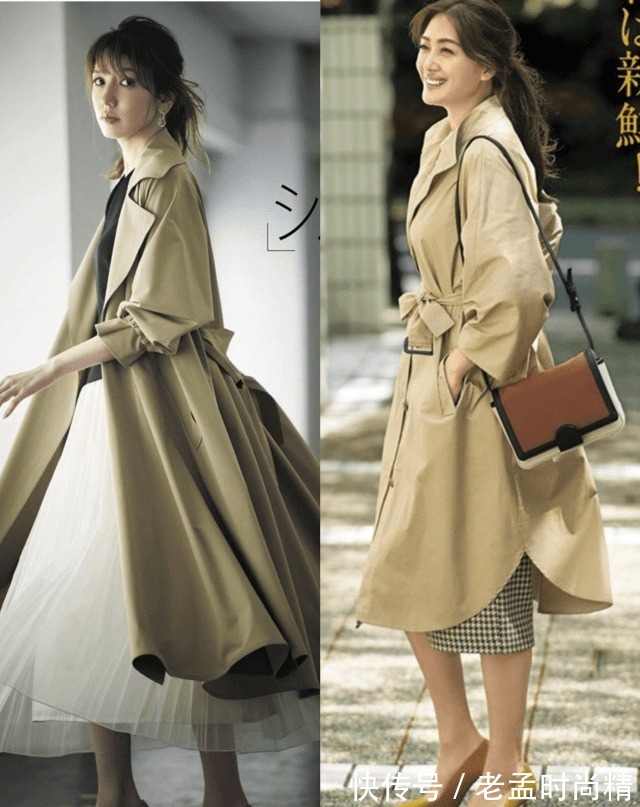 裙子|风衣+裙子,今秋最好看的穿法都总结在这了