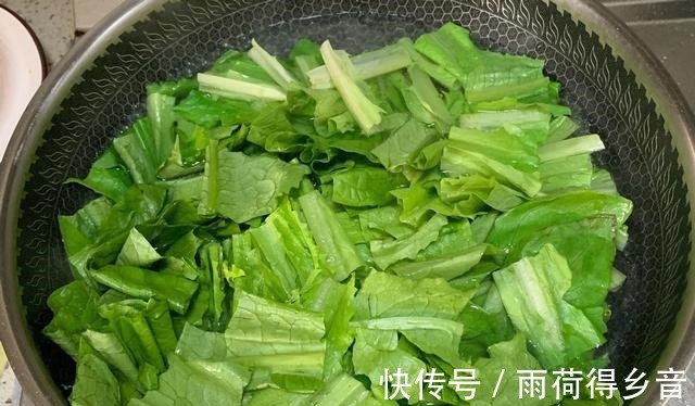 减脂清爽的蒜蓉油麦菜,不用下锅翻炒,一分钟即可出锅!