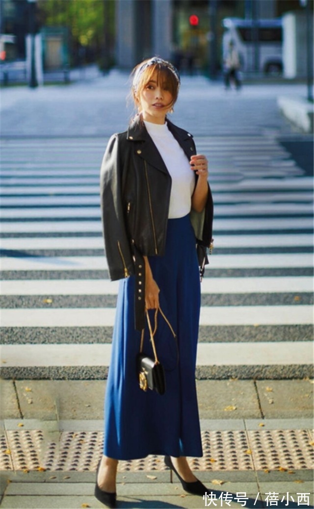 半身裙|秋天穿裙子,选对款式才是关键!试试下面这几组搭配,显瘦还时髦