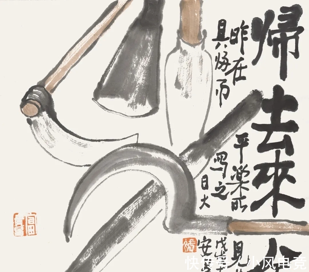 画家!从事中国画创作之人,大多是画家,而吕三,是画为他活的艺术家!