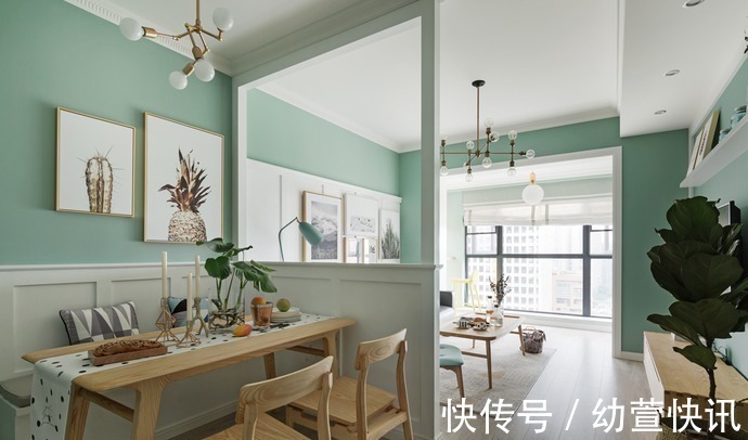 餐柜|80平简约风二居室，让家里的每一个功能呈现出艺术性