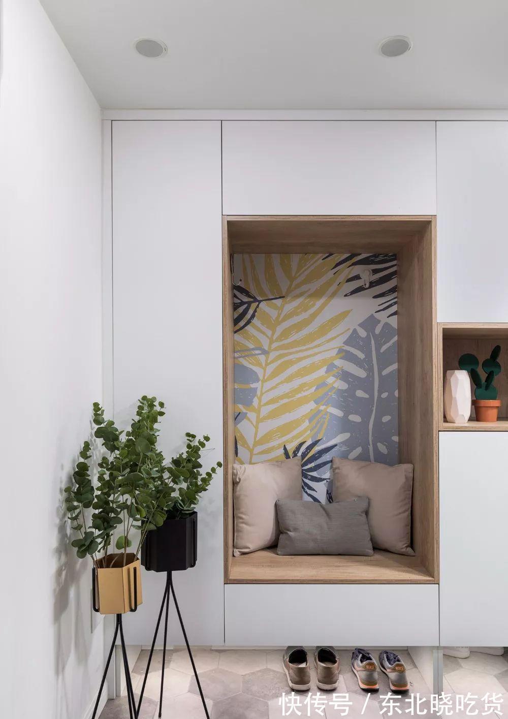 鞋凳|家里进门一地鞋，又丑又乱？玄关试试这么装，简单又实用！