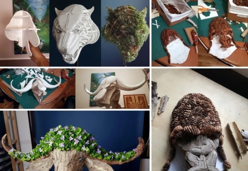 花卉&他拿花瓣、树叶随便一剪一贴就卖23万!网友:买过的人都说“值”