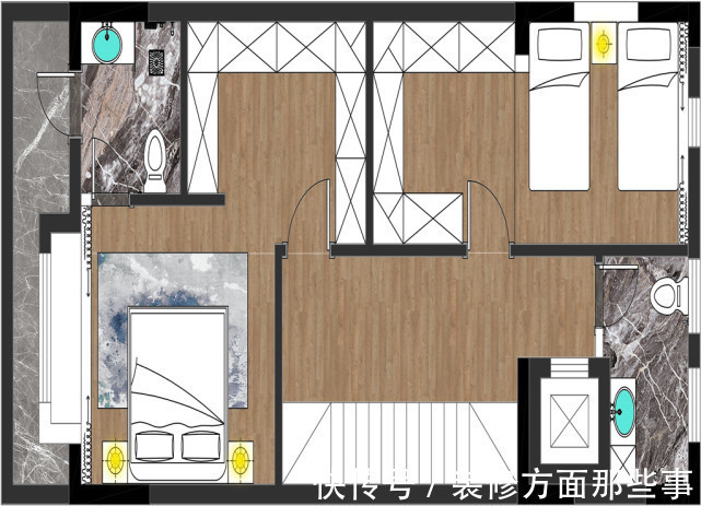 装修风格|233平现代风复式房子,以功能性为第一原则