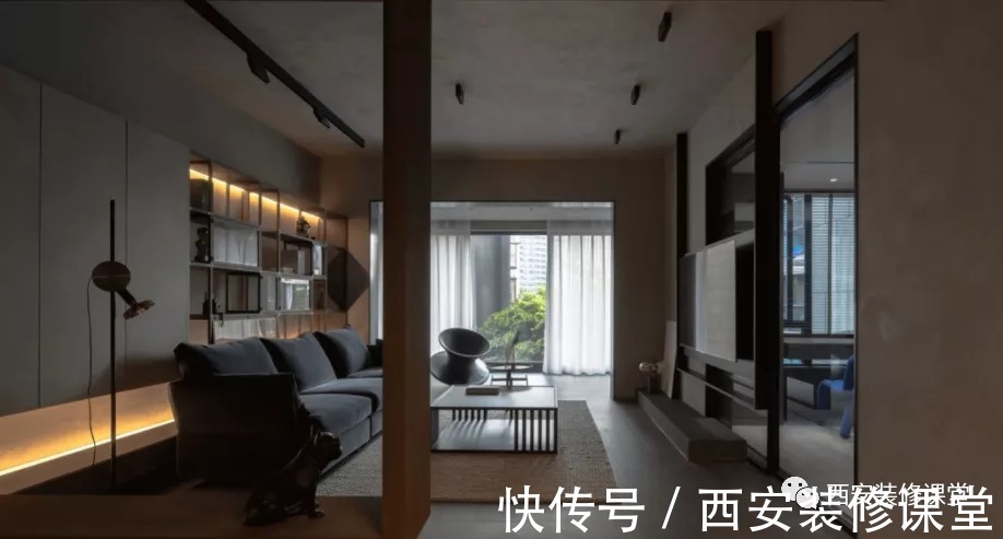 书房|电视墙砸墙或者玻璃,放大空间