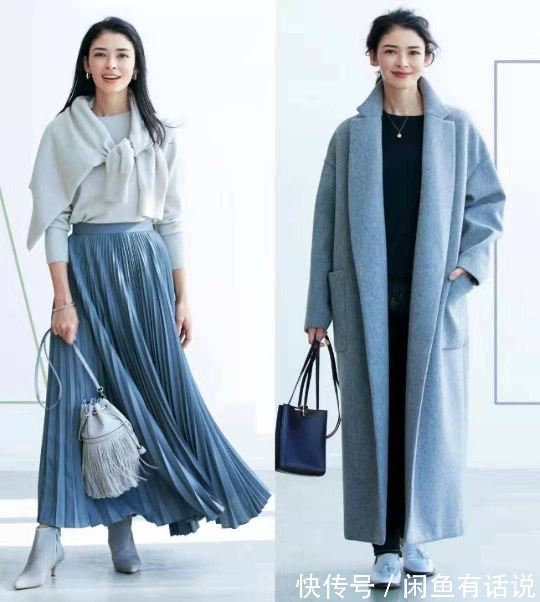 灰色调|中年女人别穿得花花绿绿,试试高级“气质灰”穿搭,优雅到骨子里