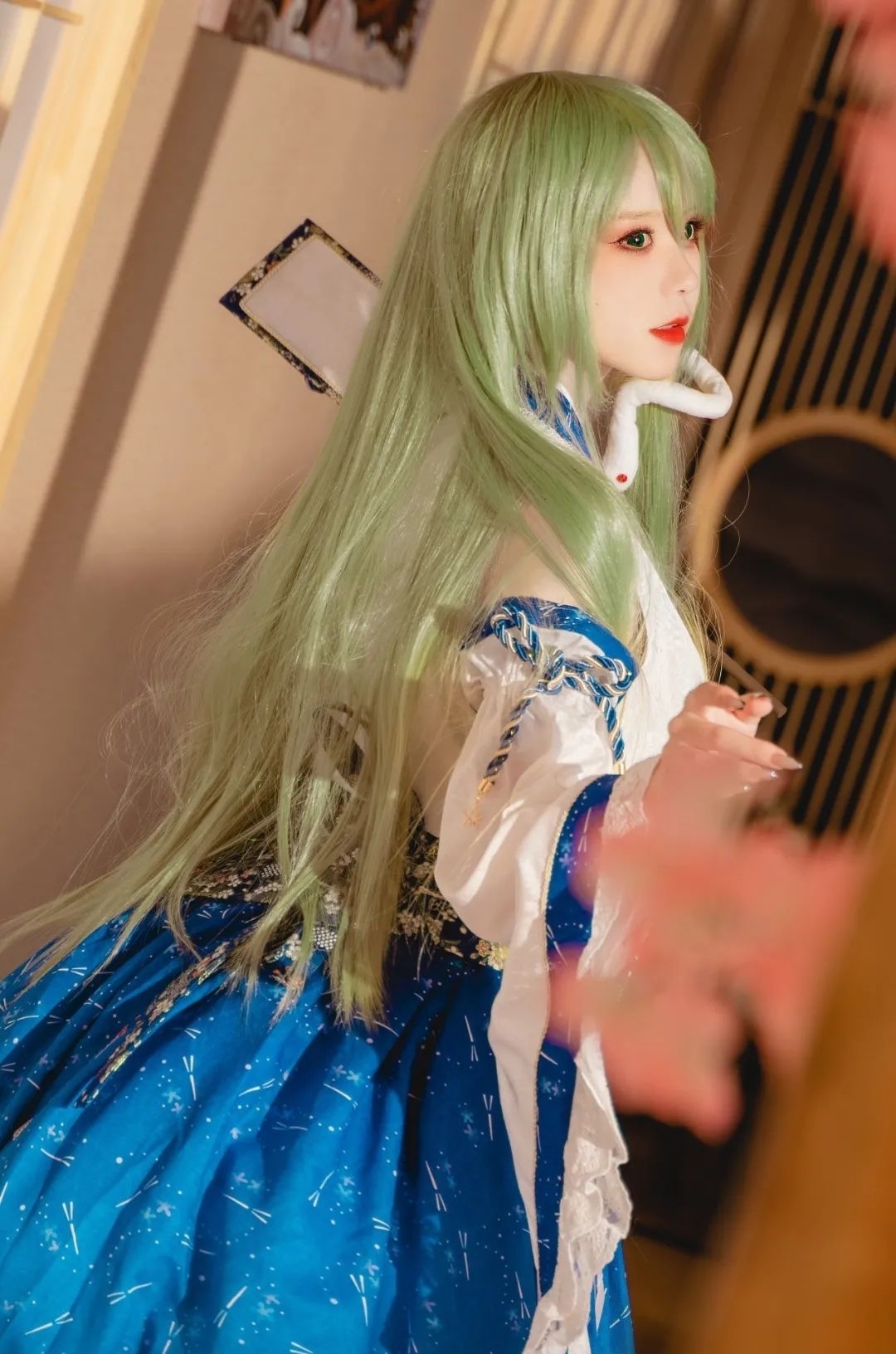 东方project|cos:东方project东风谷早苗cos正片@貓三都