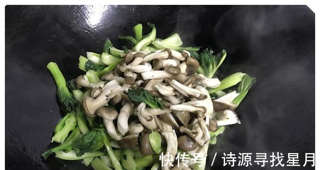 秀珍菇|青菜这么炒，比肉还好吃，端上桌孩子吃了一大半！