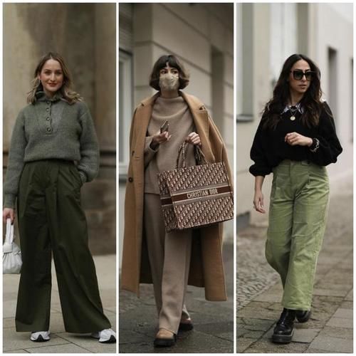 有品位的女人试试穿“毛衣＋阔腿裤”，冬日的温柔搭配，太美了