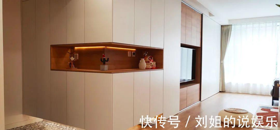 空间|124㎡原木风,干净舒适的居家空间,这设计好特别!