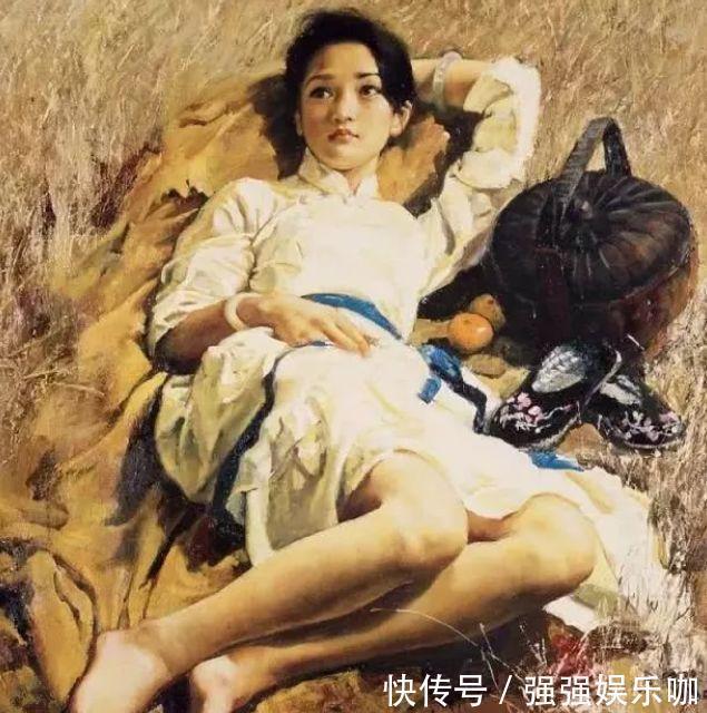 人体油画|她曾在少女时为艺术献身,画多幅人体油画,成一线女星后卖出千万