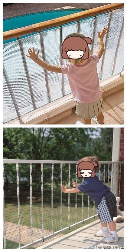 防护网|小区不准封阳台,为了孩子,我花80块钱铺层防护网,物业也夸安全