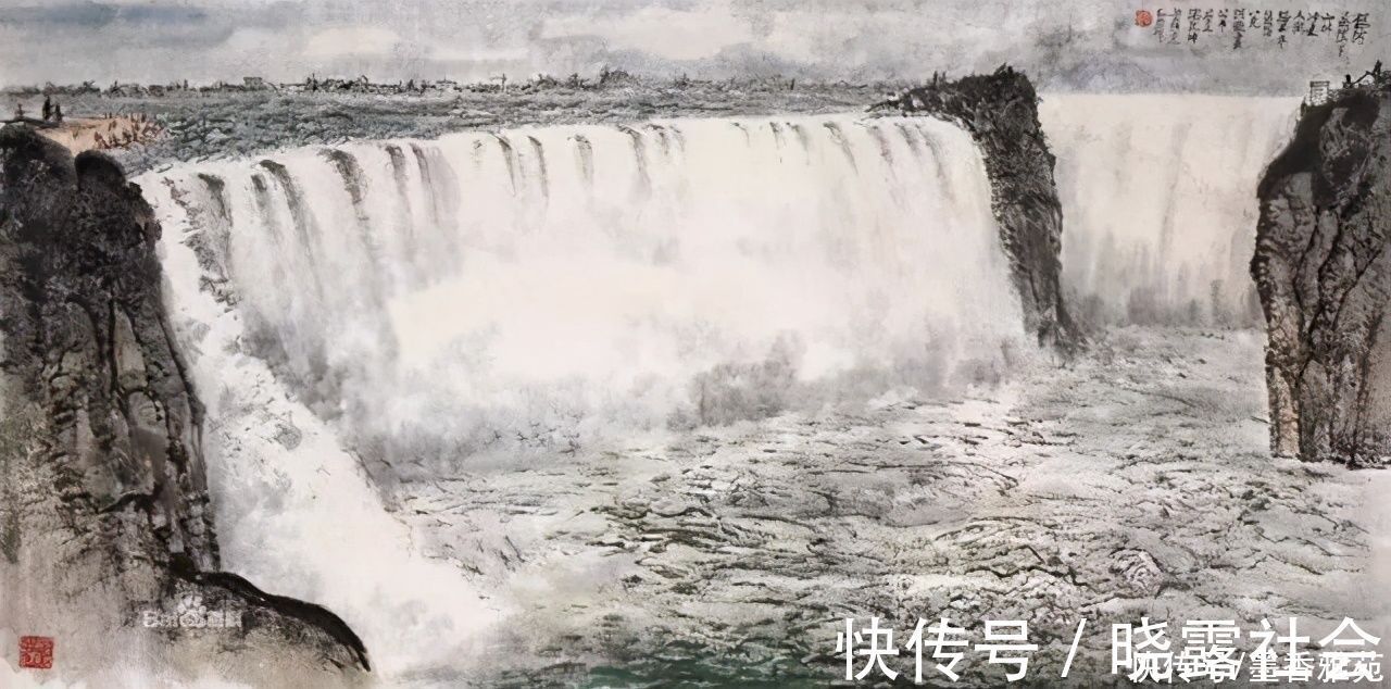 山水画$当代国画大师黄纯尧精品山水画作品欣赏