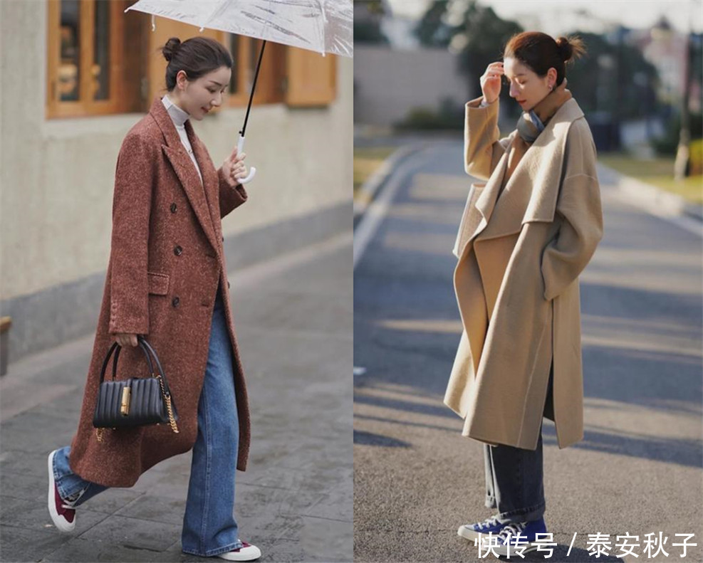 “大衣+打底裤”太土！今年流行这5种大衣穿搭：时髦且高级！