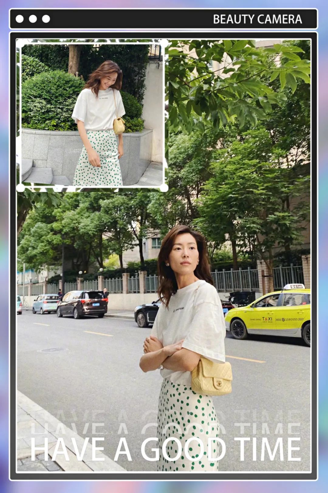 蕾丝|黑白灰穿腻了？今夏这6组彩色穿搭超显白，回头率100%