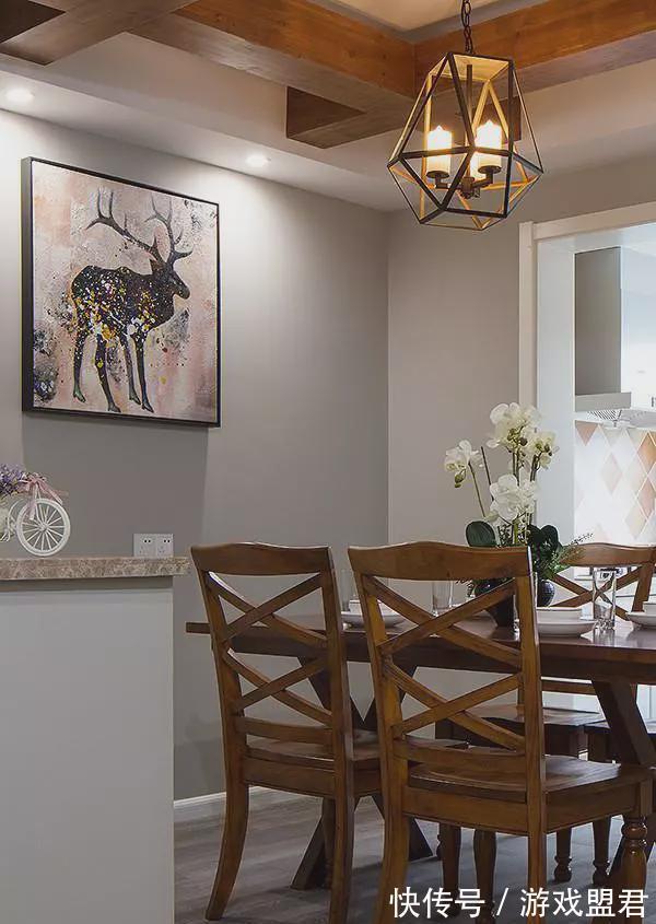 邻居|120平美式新房，刚装修完邻居就争先上门观赏，都说很喜欢书房