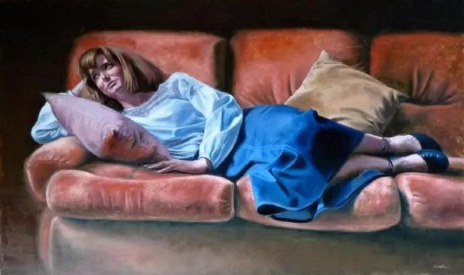 艺术学院$法国女画家:魅力独特的色粉味道