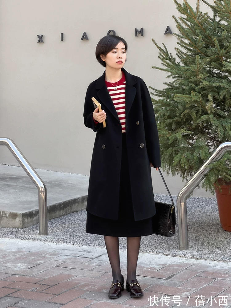 时尚 冬季赶时髦就穿“基础色大衣”,时尚又优雅,配裤子、裙子都好看