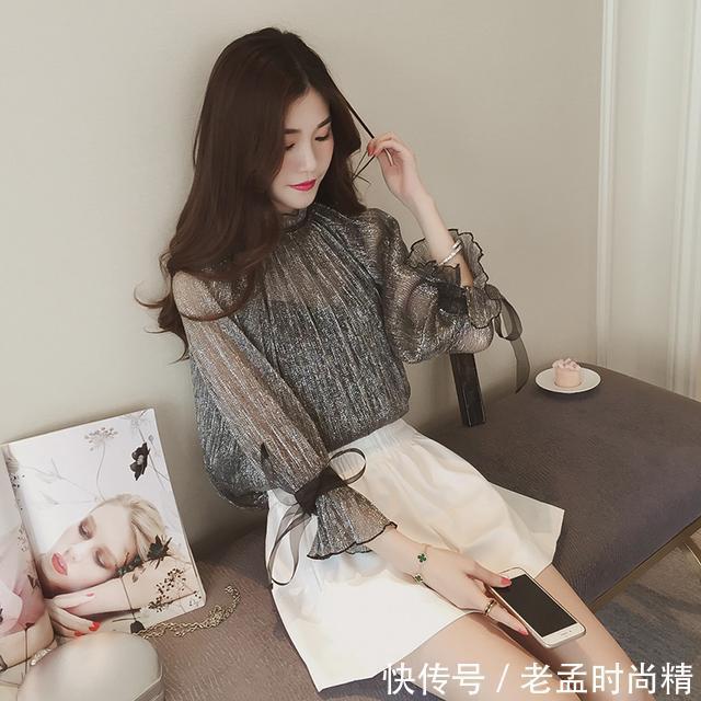 小清新 春夏季女神挚爱的雪纺衫,散发着清新的风韵