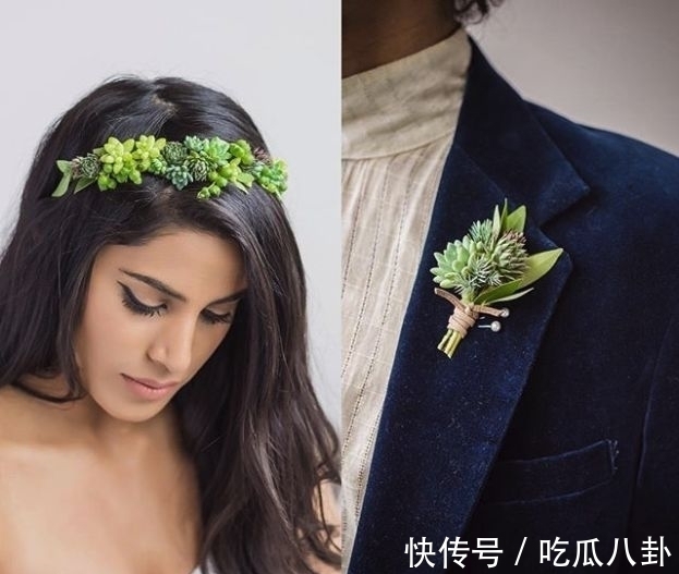 耳环#不是所有首饰都是珠宝的,多肉做成首饰,颜值完全秒杀大牌首饰!