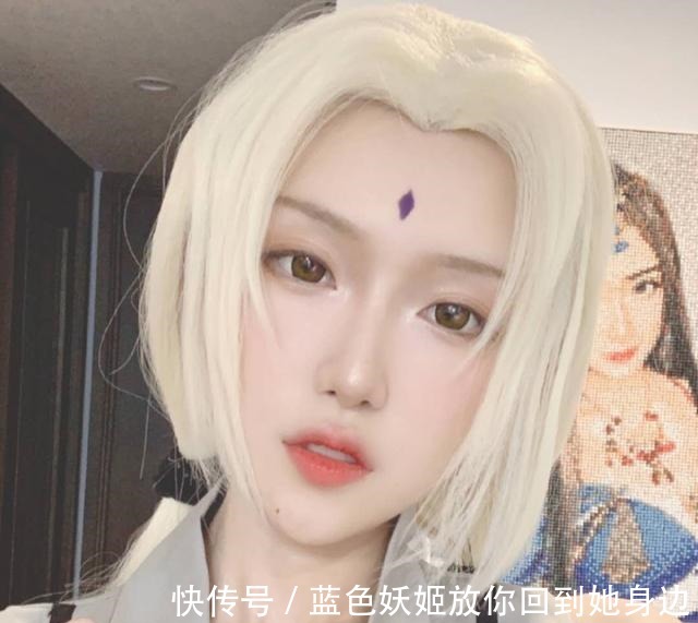 相似度|腐团儿又出“经典之作”COS纲手相似度百分百,这颜值颠覆认知