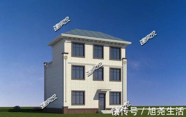 占地|占地102平的欧式别墅,36万建,找你的人不是相亲就是借图纸