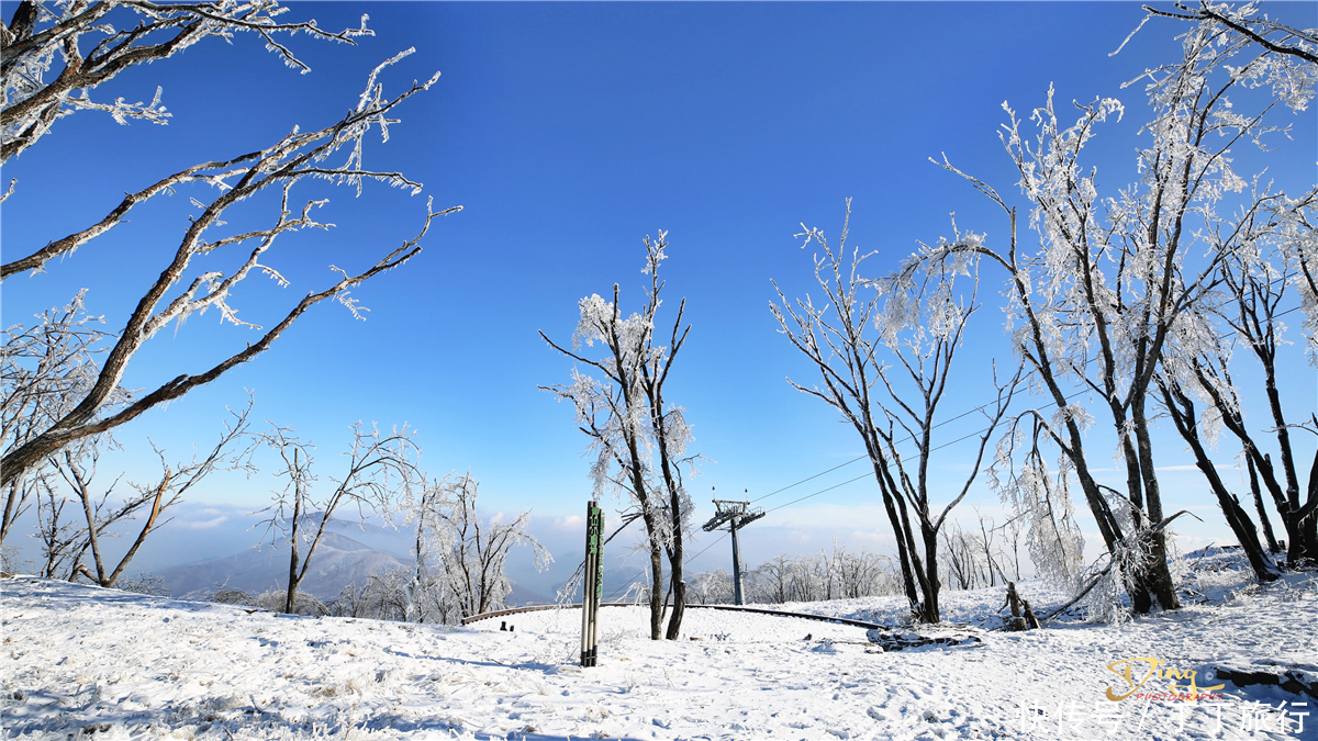 滑雪者|吉林松花湖云端之上滑雪，随意驰骋，似隐似现恍若仙境一般