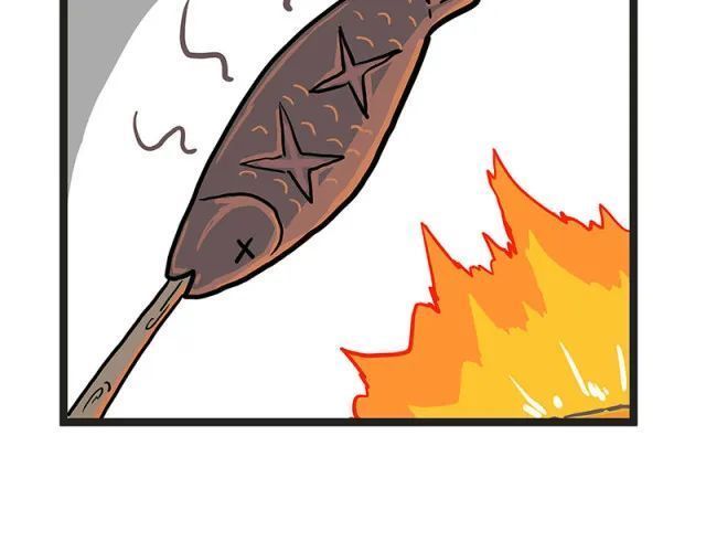 |搞笑漫画《钓鱼》,钓到大鱼了要不要来尝尝?