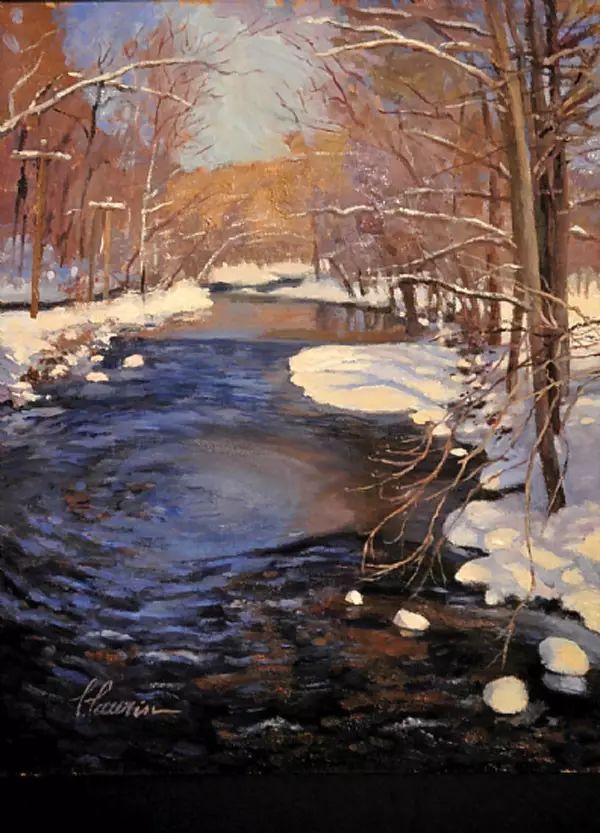 油画#加拿大画家Lili Anne Laurin的风景油画,在形色光影中倾洒出绝美风景