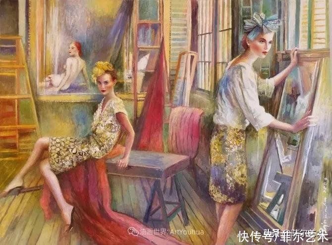 索尼亚|幻想的世界~波兰女画家乔安娜·贾温斯卡油画作品欣赏