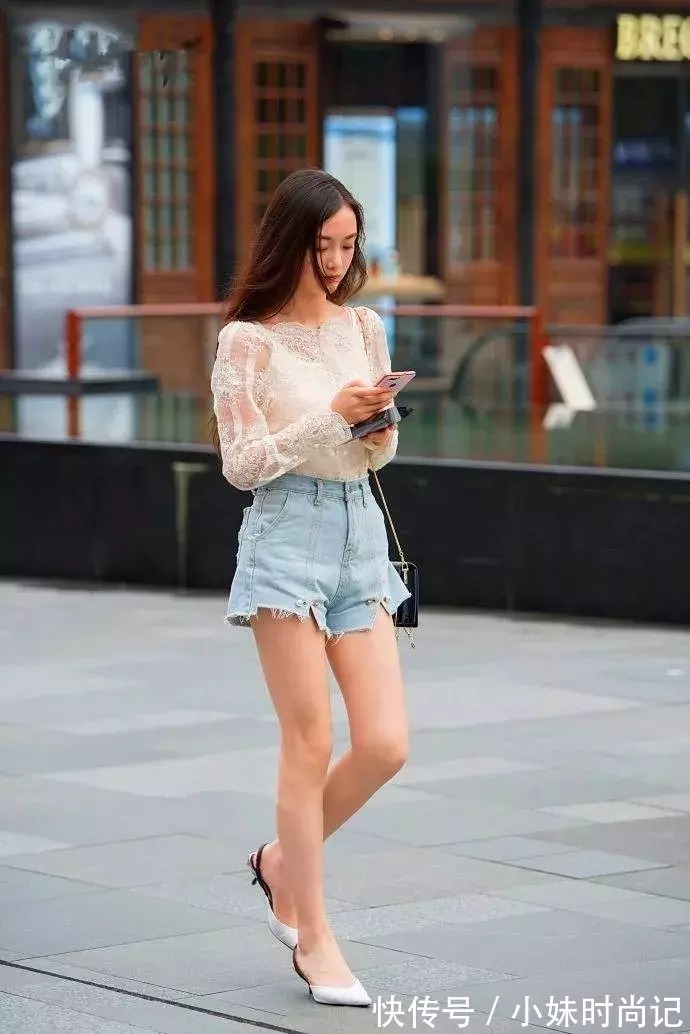下半身|美女搭配高跟鞋,穿出清新雅致女人味