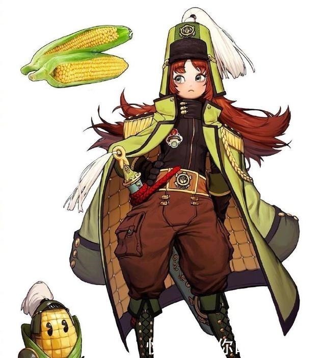 反差萌&画师笔下果然万物皆可拟人化,龙虾妹子好可爱,扑棱蛾子也变美女